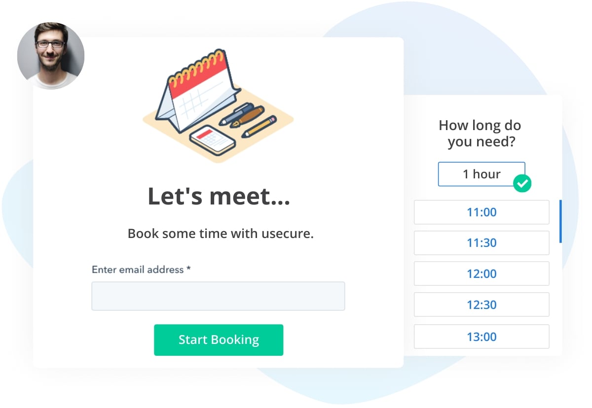 Book time with account manager