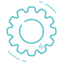 Turquoise single cog 